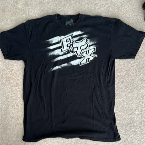 Fox Black and White Short Sleeve Tee - Picture 1 of 1